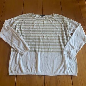 Lafayette 148 women’s sweater 100% Cotton Size M